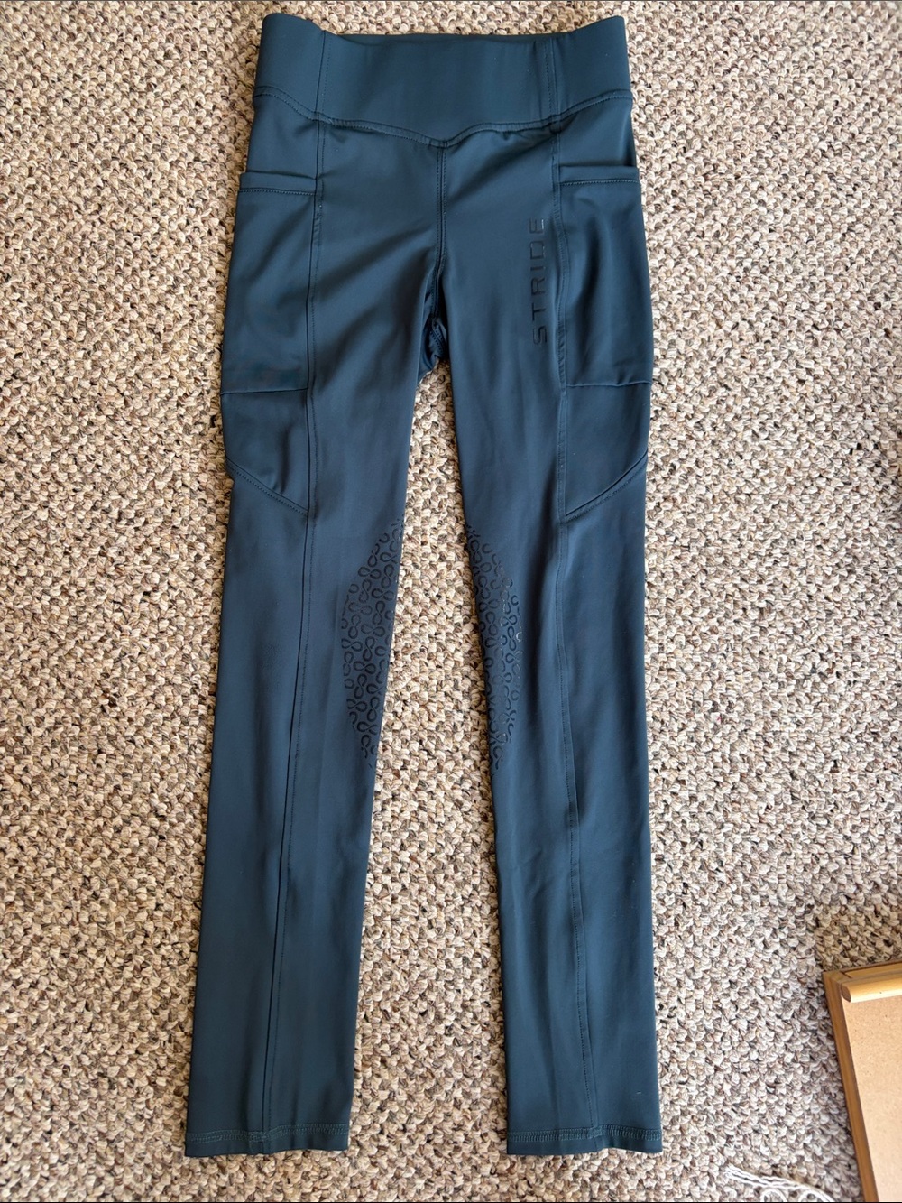 Stride Dark Teal Riding Breeches with Side Pockets